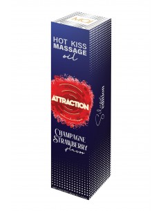 MASSAGE OIL  ATTRACTION CHAMPAGNE STRAWBERRY 50 ML 2