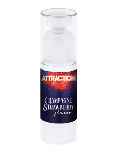 MASSAGE OIL  ATTRACTION CHAMPAGNE STRAWBERRY 50 ML