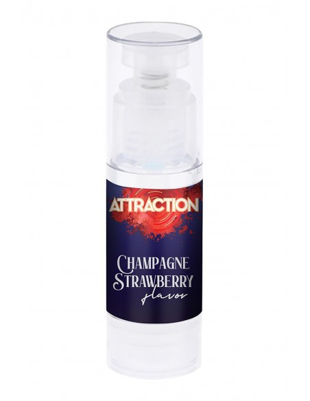MASSAGE OIL  ATTRACTION CHAMPAGNE STRAWBERRY 50 ML