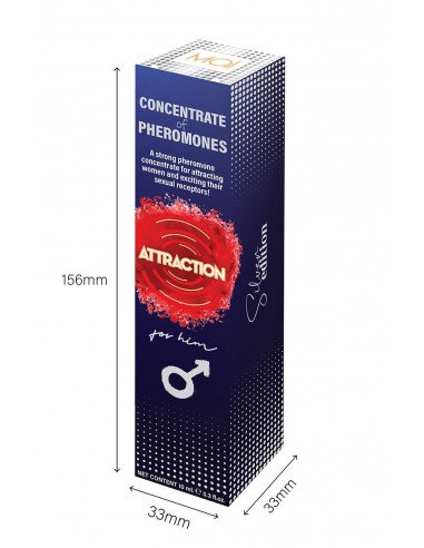 CONCENTRATED PHEROMONES FOR HIM ATTRACTION 10 ML