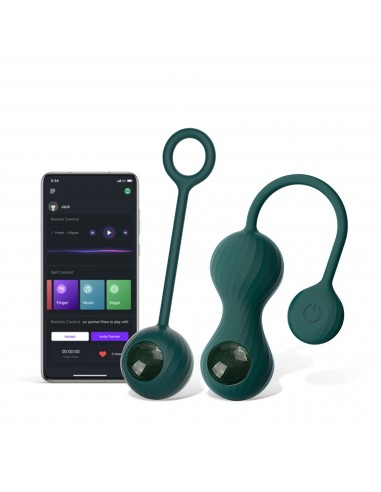 Magic Motion - Crystal Duo Smart Kegel Vibrator with Weight Set