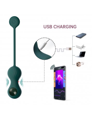 Magic Motion - Crystal Duo Smart Kegel Vibrator with Weight Set