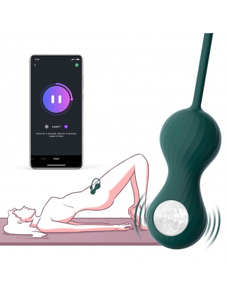 Magic Motion - Crystal Duo Smart Kegel Vibrator with Weight Set