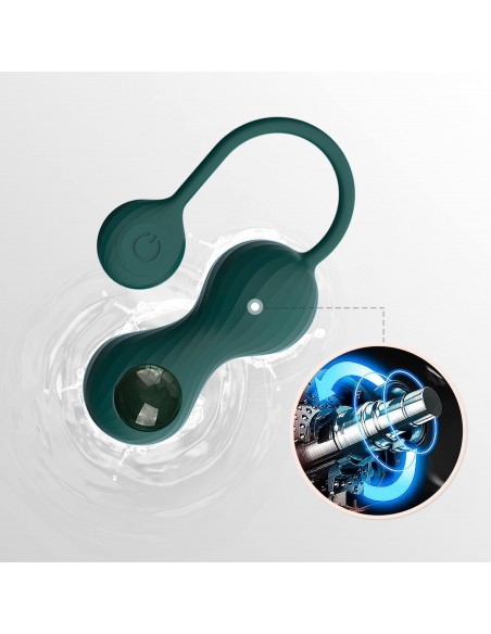 Magic Motion - Crystal Duo Smart Kegel Vibrator with Weight Set