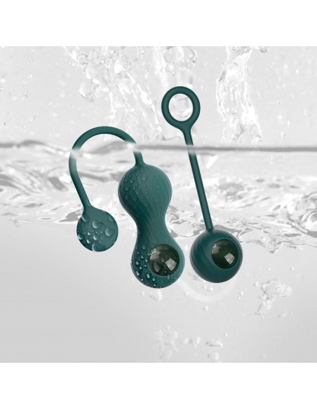 Magic Motion - Crystal Duo Smart Kegel Vibrator with Weight Set