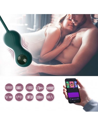 Magic Motion - Crystal Duo Smart Kegel Vibrator with Weight Set