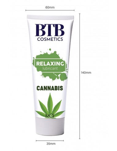 BTB WATER BASED CANNABIS LUBRICANT 100ML