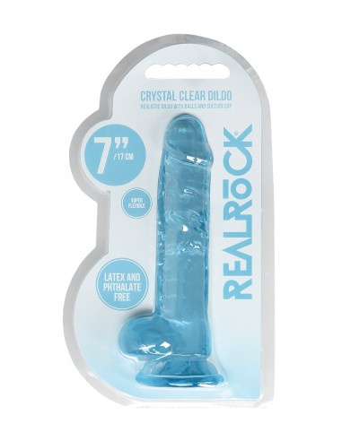 Realistic Dildo with Balls - 7""/ 19 cm