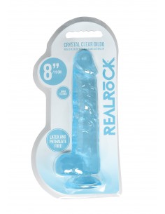 Realistic Dildo with Balls - 8""/ 21 cm