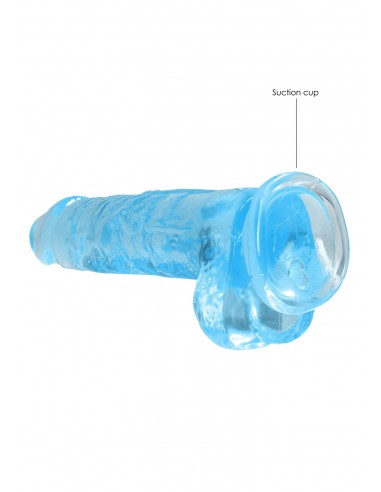 Realistic Dildo with Balls - 8""/ 21 cm