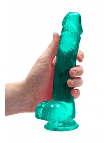 Realistic Dildo with Balls - 8""/ 21 cm