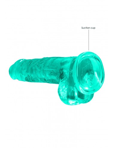 Realistic Dildo with Balls - 8""/ 21 cm