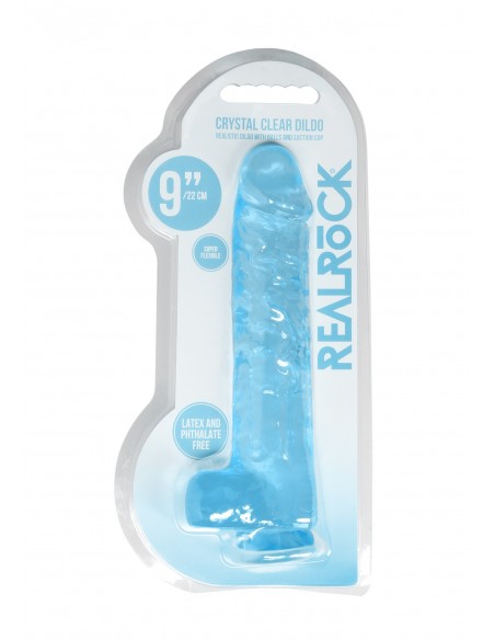 Realistic Dildo with Balls - 9""/ 25 cm