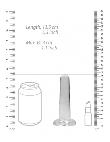 Non Realistic Dildo with Suction Cup - 5,3""/ 13,5 cm