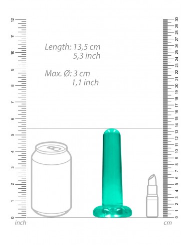 Non Realistic Dildo with Suction Cup - 5,3""/ 13,5 cm