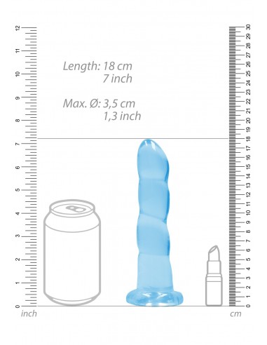 Non Realistic Dildo with Suction Cup - 7""/ 17 cm
