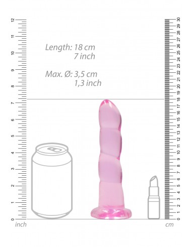 Non Realistic Dildo with Suction Cup - 7""/ 17 cm