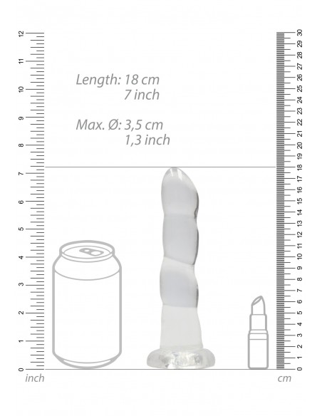Non Realistic Dildo with Suction Cup - 7""/ 17 cm