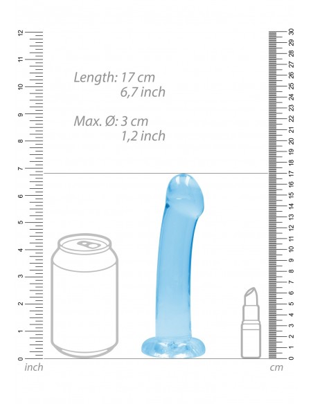 Non Realistic Dildo with Suction Cup - 6,7""/ 17 cm