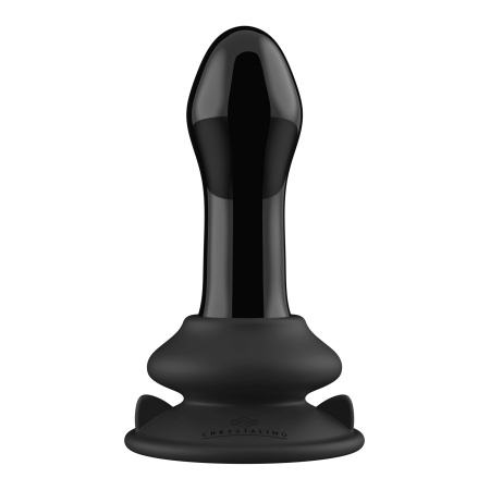 Pluggy - With Suction Cup and Remote - 10 Trybów - Czarny - 2