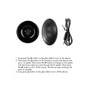Pluggy - With Suction Cup and Remote - 10 Trybów - Czarny - 6