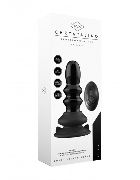 Ribbly - With Suction Cup and Remote - 10 Speed - Black