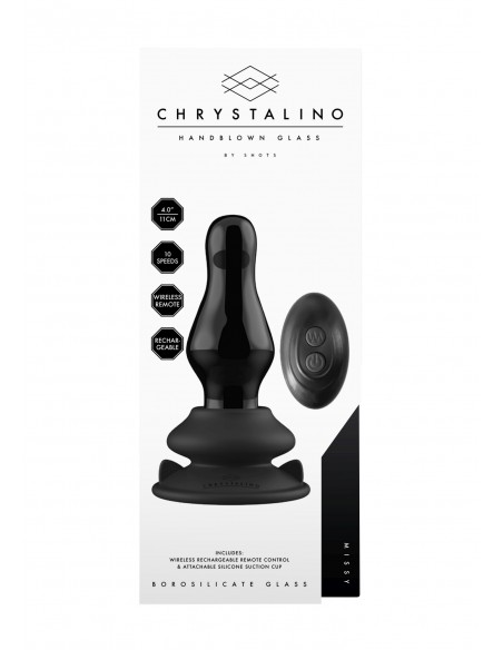 Missy - With Suction Cup and Remote - 10 Speed - Black