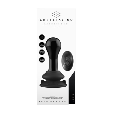 Globy - With Suction Cup and Remote - 10 Trybów - Czarny - 1