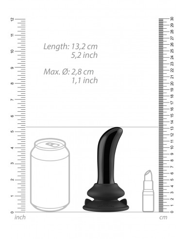 Prickly - With Suction Cup and Remote - 10 Speed - Black