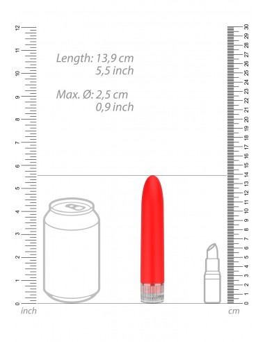 Eleni - Super Soft ABS - Multi-Speeds - Red