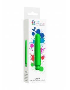 Delia - ABS Bullet With Sleeve - 10-Speeds - Green