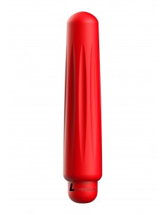 Delia - ABS Bullet With Sleeve - 10-Speeds - Red 2