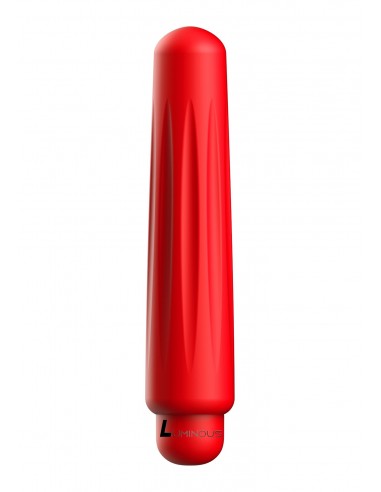 Delia - ABS Bullet With Sleeve - 10-Speeds - Red