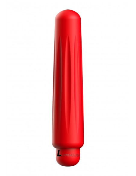 Delia - ABS Bullet With Sleeve - 10-Speeds - Red