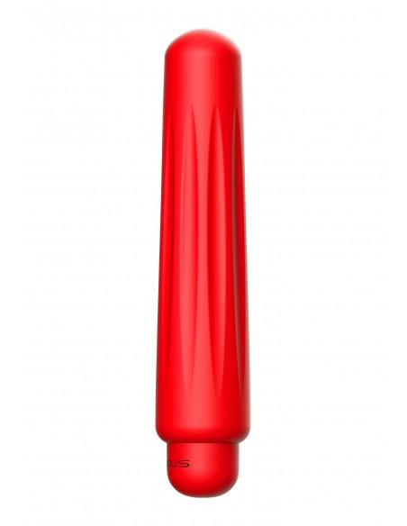 Delia - ABS Bullet With Sleeve - 10-Speeds - Red