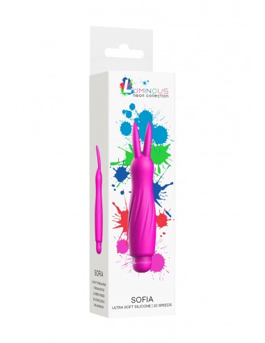Sofia - ABS Bullet With Sleeve - 10-Speeds - Fuchsia