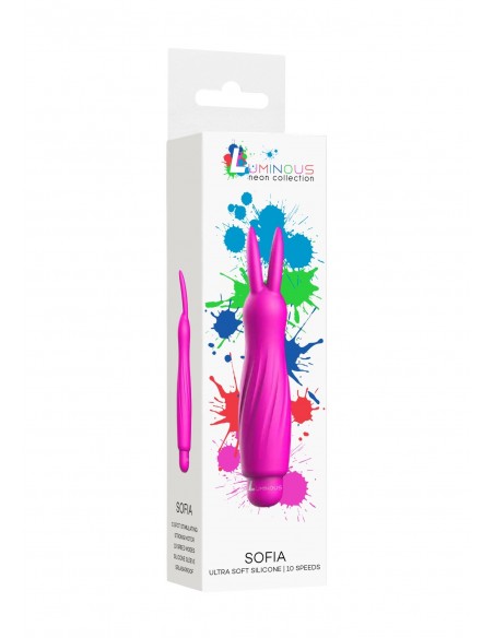 Sofia - ABS Bullet With Sleeve - 10-Speeds - Fuchsia