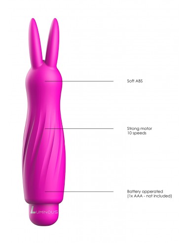 Sofia - ABS Bullet With Sleeve - 10-Speeds - Fuchsia