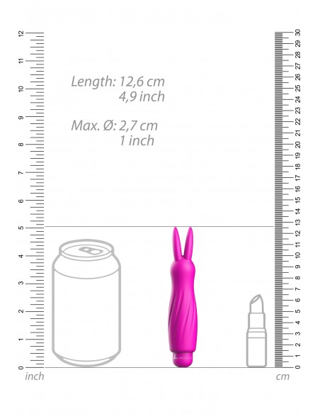 Sofia - ABS Bullet With Sleeve - 10-Speeds - Fuchsia