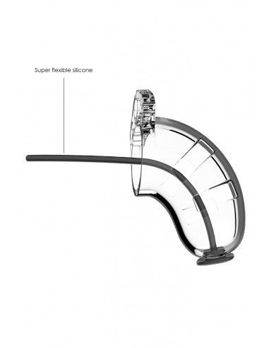 Model 15 - Chastity - 3.5"" - Cock Cage - Transparent