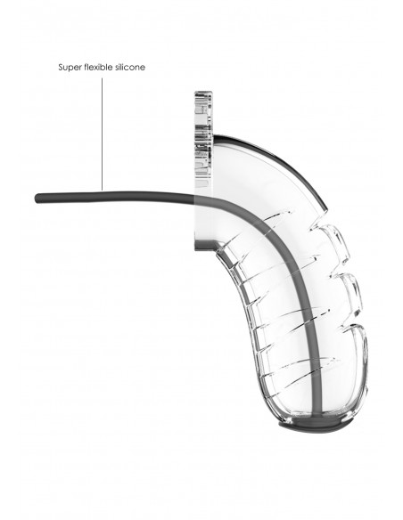 Model 16 - Chastity - 4.5"" - Cock Cage - Transparent