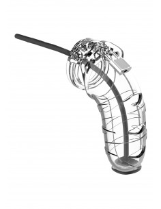 Model 17 - Chastity - 5.5"" - Cock Cage - Transparent