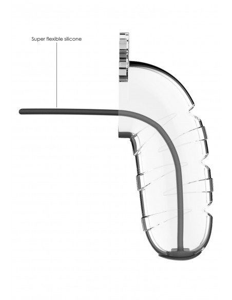 Model 17 - Chastity - 5.5"" - Cock Cage - Transparent