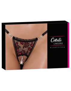 Crotchless String Pearl S/M