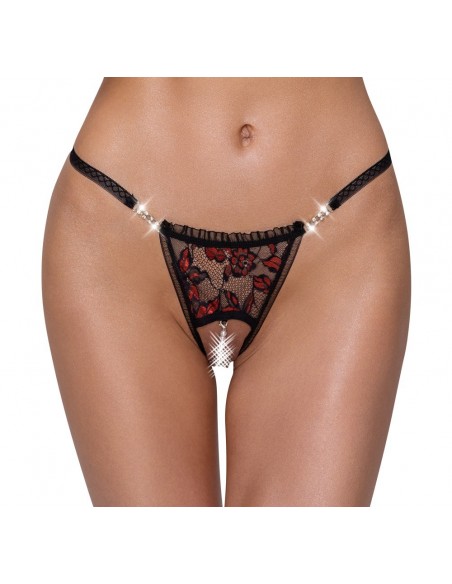 Crotchless String Pearl S/M