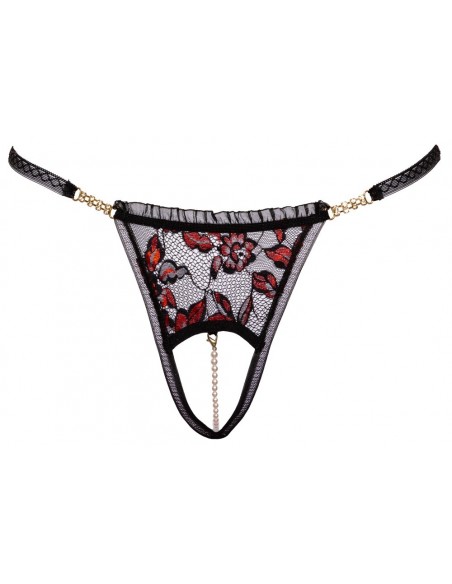 Crotchless String Pearl S/M