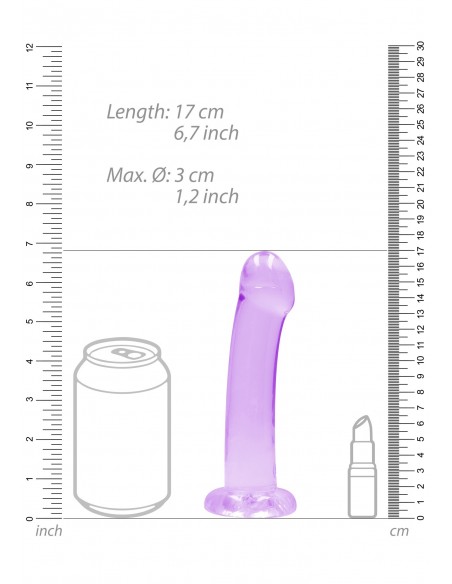Non Realistic Dildo with Suction Cup - 6,7""/ 17 cm