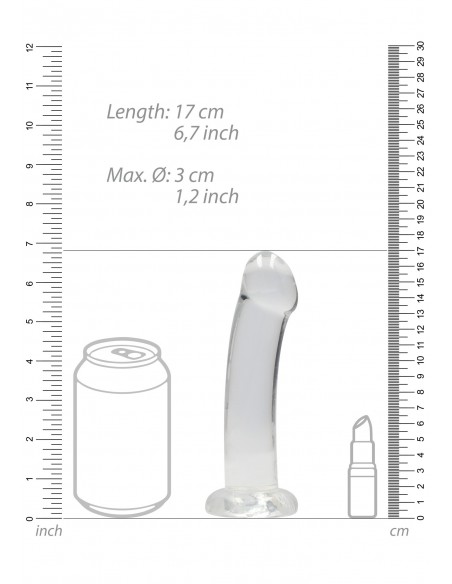Non Realistic Dildo with Suction Cup - 6,7""/ 17 cm