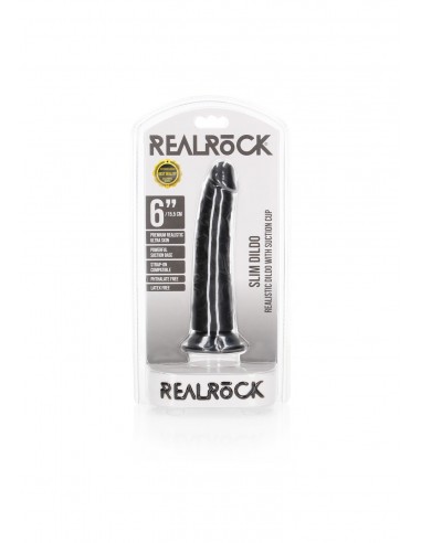 Slim Realistic Dildo with Suction Cup - 6""/ 15,5 cm