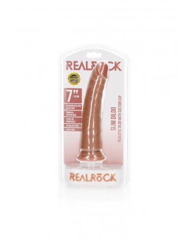 Slim Realistic Dildo with Suction Cup - 7""/ 18 cm